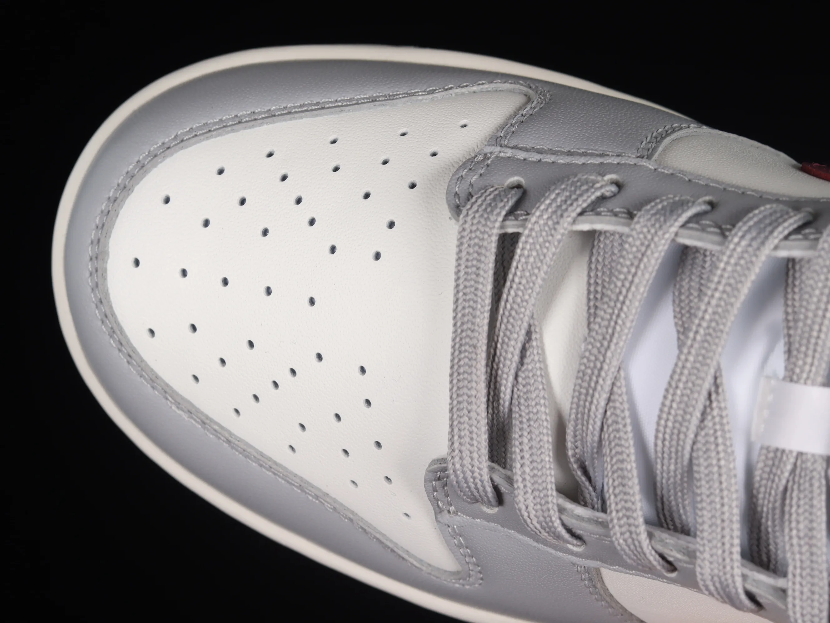 All categories Nk SB Dunk series Nk SB Dunk Low low-top sneakers Nk Dunk Low "Grey White" gray burgundy low-top retro sports and leisure sneakers DD1503-122